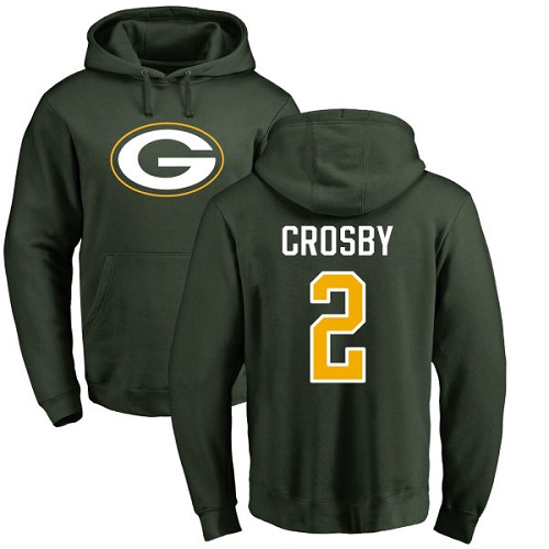 Green Bay Packers Green #2 Crosby Mason Name And Number Logo Nike NFL Pullover Hoodie->women nfl jersey->Women Jersey
